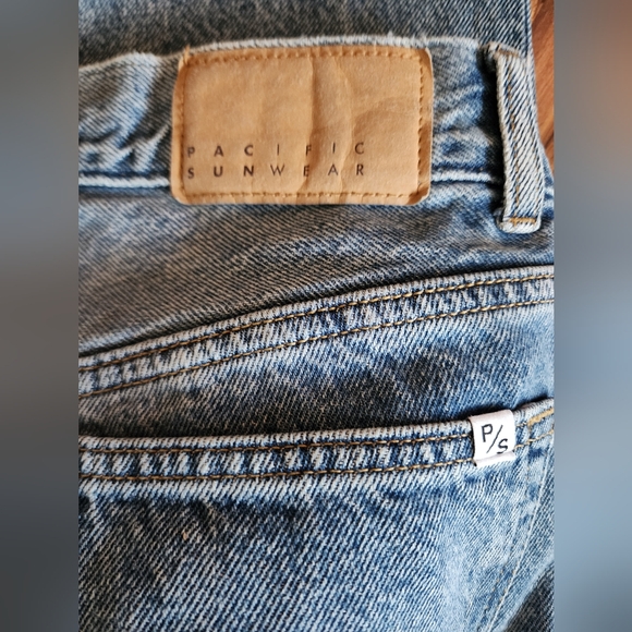 PacSun Size 29 x 27 Straight Jeans Womens Raw Hem - Picture 5 of 5